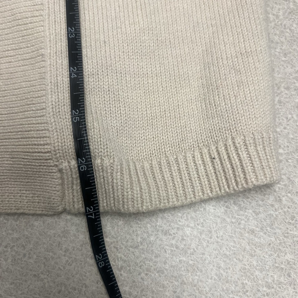 TALBOTS Women's Stripe‎ Open Front Lambs Wool Blend Cardigan Sweater Medium - Picture 6 of 8